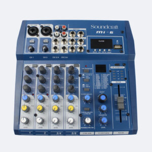 Mesa De Som Soundcraft Mi-6 Profissional 6 Canais