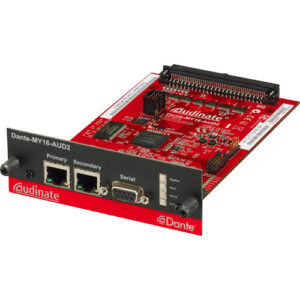 Placa de rede Yamaha Audinate 16 canais My16-Aud2 Dante
