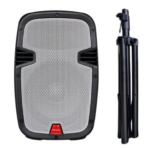 Caixa Som Ativa 15" 200W RMS BareTone HPM15MAX *BRINDE TRIPÉ*