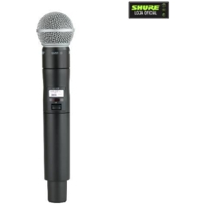 Microfone Sem fio Transmissor de mão Shure ULXD2/SM58