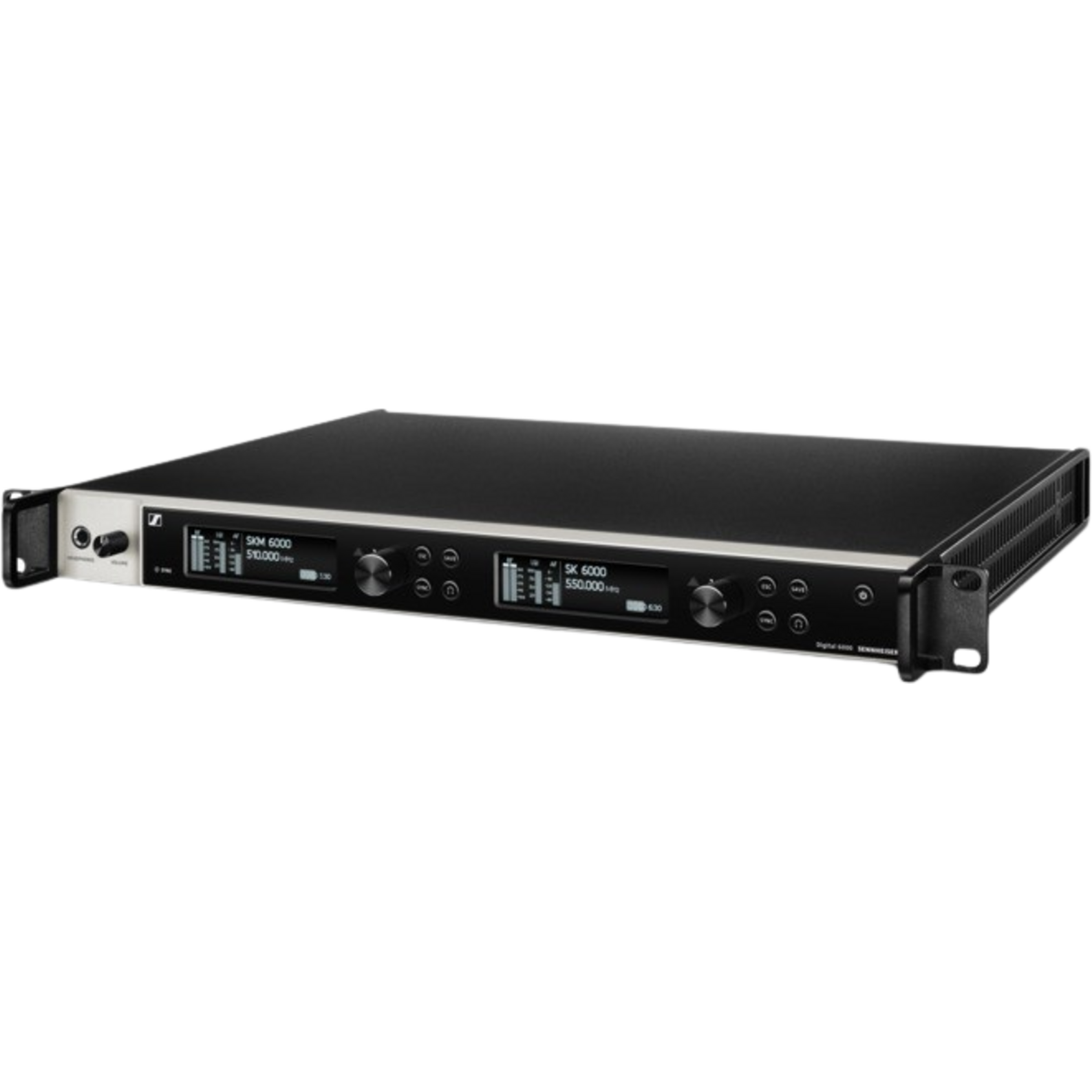 Receptor digital de 2 canais SENNHEISER EM 6000 DANTE EU Freq. 470.000-714.000