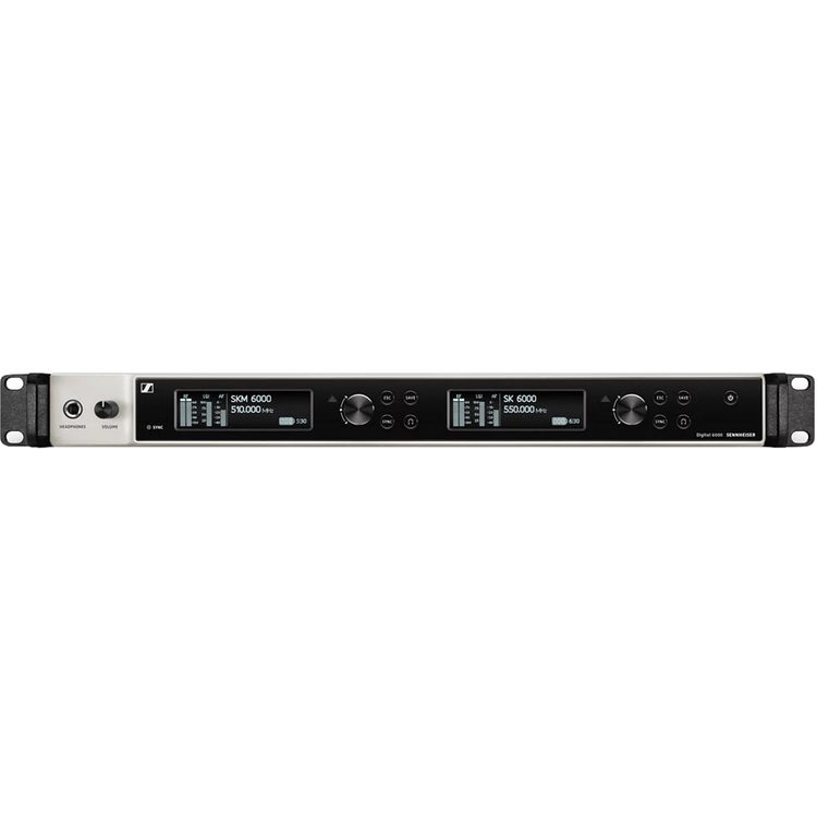 Receptor digital de 2 canais SENNHEISER EM 6000 DANTE EU Freq. 470.000-714.000 - Imagem 2
