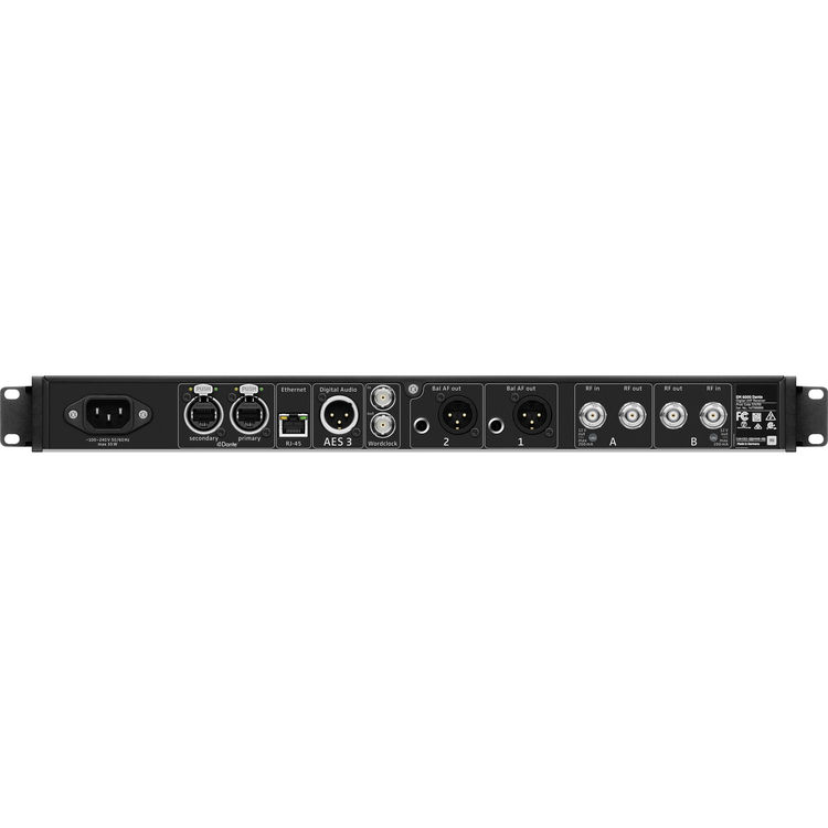 Receptor digital de 2 canais SENNHEISER EM 6000 DANTE EU Freq. 470.000-714.000 - Imagem 3
