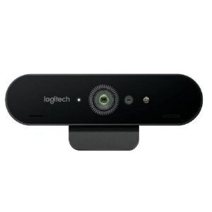 Webcam  BRIO ULTRA HD 4K Preto Logitech 960-001105